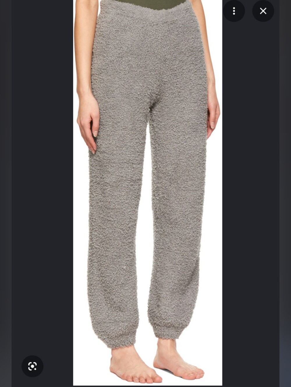Skims Cozy Knit Joggers in Smoke - Sz L/XL - EUC